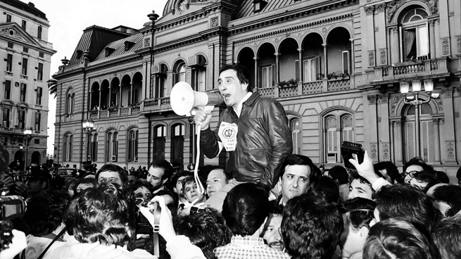 Homenaje de los trabajadores a 40 años de la marcha por Paz, Pan y Trabajo