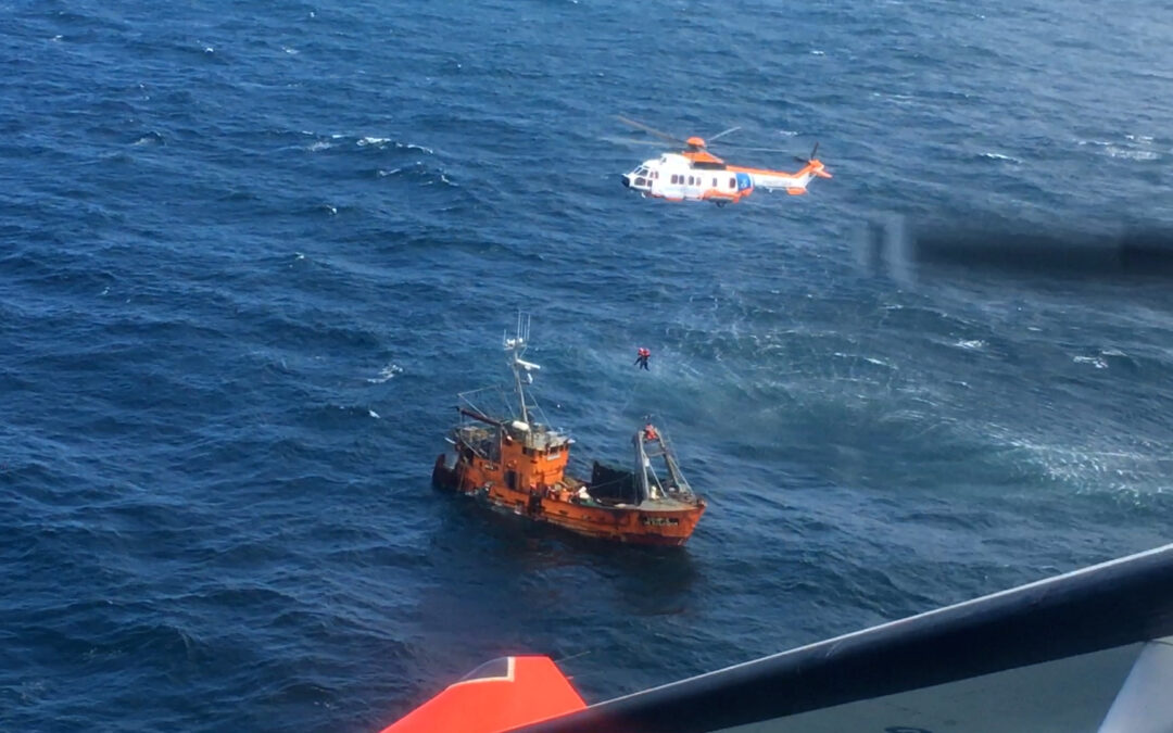 Mar del Plata: Prefectura aeroevacuó a tripulante de un pesquero