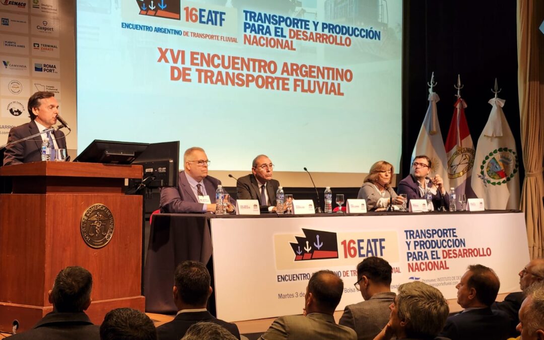 Se realizó el XVI Encuentro Argentino de Transporte Fluvial en Rosario