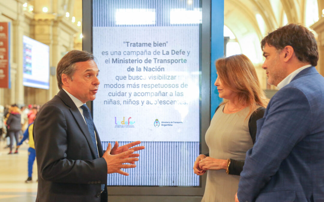Transporte impulsa una campaña de concientización en estaciones y terminales